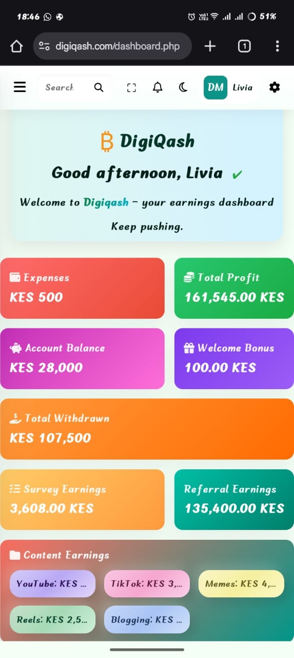 Kenya Dashboard